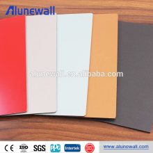 High glossy interior wall decoration metal texture aluminum composite panel